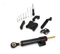 motorcycle handlebar damper Compatible With EX300 For ZX 300R For Ninja 300R 2013-2017 Motorcycle Steering Damper Stabilizer Linear Bracket Mounting Support Kit(Black)