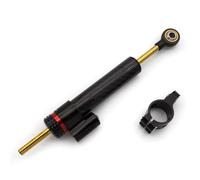 motorcycle handlebar damper Compatible With Ninja For ZX-10R 2004 2005 Motorcycle Steering Stabilizer Damper Bracket Mount Kit Linear Adjustable Support Universal(Black)