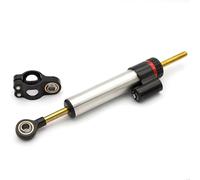 motorcycle handlebar damper Compatible With S1000RR 2010 2011 2012 2013 2014 2015 Motorcycle Stabilizer Steering Damper Mounting Bracket Support Kit Universal(Silver)