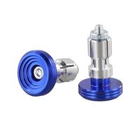 Motorcycle Handlebar End Blocks Weight Sliders Made from ABS and Aluminum Alloy with Anti and Wear Resistant Properties (blue)