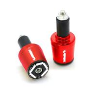 Motorcycle Handlebar End Cap Grip, Motorbike Grips End Cap For HONDA VFR400 NC30 VFR750 VFR800/F VFR 800 VFR1200/F-Red