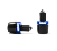 Motorcycle Handlebar End Cap Grip, Motorbike Grips End Cap For Universal Universal 7/8" 22MM-Blue