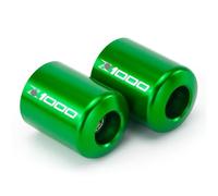 Motorcycle Handlebar End Caps For Kawasaki Z650 Z750 Z800 Z900 Z1000 Z 650 750 Motorcycle Handle Bar End Weight Handlebar Grips Cap Anti Vibration Silder Plug (Color : Green, Size : Z1000)