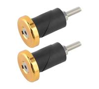 Motorcycle Handlebar End For CB1000R CB1300 CB600F For Hornat CBF600 7/8" 22mm 25mm Motorcycle Handle Bar Ends Grips Handlebar Plug Slider(GOLD,A)
