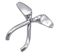 Motorcycle Handlebar End Mirrors 1 Pair 10mm Screws Black Silver Streamline Rotate 360 Degree Motorcycle Rearview Side Mirrors For Suzuki Side Mirrors Rear View(Silver)