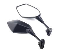 Motorcycle Handlebar End Mirrors For CBR250R 2011-2013 For CBR300R 2014-2018 Motorcycle Rearview Mirrors Side Mirrors Rear View(Black)