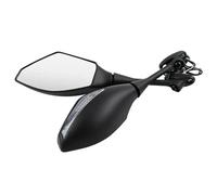 Motorcycle Handlebar End Mirrors Motorcycle Rearview Mirror Turn Signals For CBR600RR For CBR1000RR For CBR250R For CBR300R For CBR500R 2012-2018 Side Mirrors Rear View(Matte Black Clear)