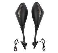 Motorcycle Handlebar End Mirrors Motorcycle Turn Signals Rearview Side Mirror For CBR600RR For CBR1000RR For CBR250R For CBR500R For CBR300R 2015-2018 Side Mirrors Rear View(OneColor)