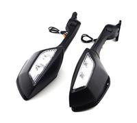 Motorcycle Handlebar End Mirrors Rearview Mirrors With Turn Signals Light For CBR250R For CBR300R For CBR500R For CBR650F/R 2019-2022 Side Mirrors Rear View