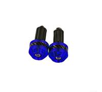 Motorcycle Handlebar End Weights Carbon Fibre for Dirt Bike Scooter Cruiser Racing - Anti Vibration Bar Ends 61mm Gold Black Red Blue Titanium(BWQ-055 Blue)