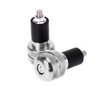 Motorcycle Handlebar Ends Grip Caps Plugs 22mm For Suzuki Motorcycle Bar End Plugs(SILVER)