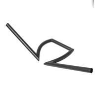 Motorcycle Handlebar Fit For Harley Fit For Yamaha Bobber Superbike 22mm 7/8" / 25mm 1" Handlebar Drag Z Bar Motorcycle Handlebar Crossbar(22mm Black)