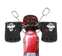 Motorcycle Handlebar Gloves Waterproof Motorbike Muffs Thicken Fleece Handlebar Warmers Windproof Winter Scooter Bike Gloves Mittens Cycling Hand Warmers Hand Guard for Scooters Bike Snowmobiles