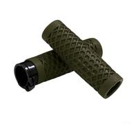 Motorcycle Handlebar Grip Set 1IN 25mm for Honda For Suzuki Fit Standard Handlebars Left Right Side Pair Rubber Material (Army Green)