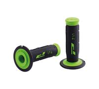 Motorcycle Handlebar Grips Black Green Progrip791