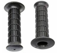 Motorcycle Handlebar Grips Black Rubber 22mm Length Old Retro Style Universal