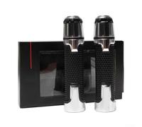 Motorcycle Handlebar Grips Extended Long Rubber Grip Covers for Custom for modification High Density Anti-Slip Shock Absorption Comfortable Riding Accessories Fitment 2 Pieces Pair