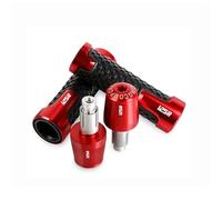 Motorcycle handlebar grips For H-ONDA CBR125R 2004 2005 2006 2007 2008 2009 2010 CNC Motorcycle Accessories 7/8"22MM Handlebar Grips Handle Bar Cap End Plugs(Black- Silver)