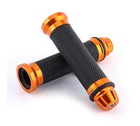 Motorcycle Handlebar Grips, Universal CNC Aluminum Alloy 7/8'' 22mm Motorcycle Handlebar Grips Motorcycle Handle Grip Covers for Bike Bicycle Motorcycle(Gold) motorcycle handle