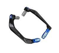 motorcycle handlebar guard levers For Hon@&da CB190 Motorcycle CNC Aluminium 7/8"22MM Handlebar Brake Clutch Lever Hand Guard Protector(Blue Lever Guard)