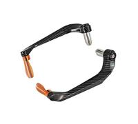 Motorcycle Handlebar Guard Motorcycle Handguards Hand Guard Motorcycle Modified Parts S For 7/8 Inch Handlebar Universal Motorbike Brake Clutch Guard(A orange)
