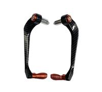 Motorcycle handlebar guards For Ka@&wasaki Z750 Z900 Z1000 RS660 Tmax 530 Nmax Motorcycle Aluminum Alloy Handguard Universal 22MM Handlebar Hand Guards(Carbon-red)