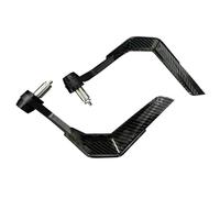 Motorcycle Handlebar Handguards Motorcycle Bull Horn Hand Guard Handguard Shield Windproof Motorbike Motocross Universal Protector Modification Protective Gear(GRAY)