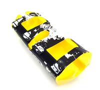 Motorcycle Handlebar, Handlebar 2.0 Square Handlebar Bar Pad Fat Bar Pad Chest Protector Cross Bar Fit 1-1/8 Handle Bar Motorcycle Dirt Bike Pit Bike(Orange B)