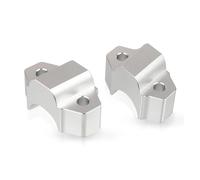Motorcycle Handlebar Heightening 28MM Riser Clamp Mount For Yamaha XT 1200ZE XT1200ZE For Super For Tenere XT1200Z Motorcycle Handlebar Bar Risers(Silver with screw)