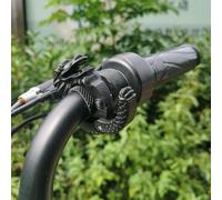 Motorcycle Handlebar Hook for Luggage & Gear - Punch- ABS Storage Hook, Adjustable Front-Mount Design, Gold/Black/Silver(SILVER)