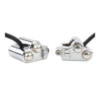 Motorcycle Handlebar Left Start Switch Motorcycle Handlebar Control Switch Fit For Harley Sporster XL Touring Softail Dyna Turn Signal Start Kill Without Harness(All Chrome)
