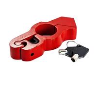 Motorcycle Handlebar Lock Fit for Honda ADV150 ADV160 Motorcycle Handlebar Lock Heavy Duty Steel Anti-Theft Motorbike Lock Security(Red)