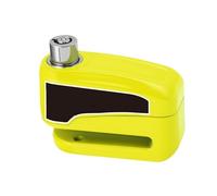 Motorcycle Handlebar Lock Motorcycle Alarm Disc Brake Lock 110dB Waterproof Anti-Theft Padlock with Keys Aluminum Alloy Motorbike Lock Security(Green)