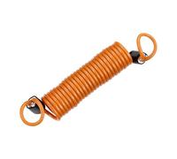 Motorcycle Handlebar Lock Universal 150cm Motorcycle Scooter Anti Thief Security Alarm Disc Lock Spring Reminder Cable Motorbike Lock Security(Orange)