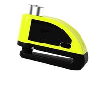Motorcycle Handlebar Lock Waterproof Motorcycle Alarm Disc Brake Lock Security Moto Wheel Disk Padlock Anti Theft Alarma Motorbike Lock Security(Green Lock)