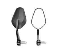 Motorcycle Handlebar Mirror 360 Degrees Ball-Type Adjustment Bar End Mirrors Universal 7/8” Rearview Part Motorcycle Mirrors(Square)