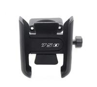 Motorcycle Handlebar Mirror Mobile Phone Holder Stand GPS Navigation Bracket For K&awasaki Z750 Z750R Z750S Z 750 750R 750S Phone Mount Navigation Bracket(BLACK,Handlebar)