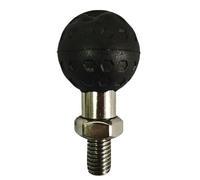 Motorcycle Handlebar Mirror Mount Clip - Alloy Clip Adapter, 360-Degree Rotation Handlebar Clamps, Rearview Mirror Mounts, Thread Holder Black for Motorcycle Street Bike Atv Snowmobile