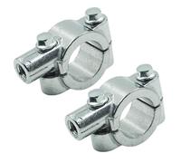 Motorcycle Handlebar Mirror Mount | Handlebar Rear View Mirrors Clamp | 1 Pair Motorcycle Mirrors Mount Modification Accessories For 22mm Or 25mm Handlebars