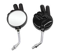Motorcycle Handlebar Mirrors - Handlebar Side Mirrors For Motorcycles | 1 Pair Motorcycle Mirrors With Victoria Gestures Design | Side Mirrors On The For