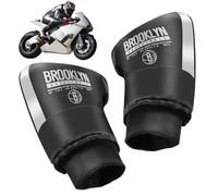 Motorcycle Handlebar Mittens,Motorbike Handle Grip Gloves - Waterproof Handlebar Mitts, Snowmobile Gloves, Winter Thermal E-Bike Cycling for Motorbike, Scooter