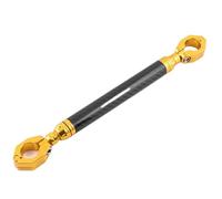 Motorcycle Handlebar Motorcycle Carbon Fiber Balance Bar Multifunctional Handlebar Aluminum Alloy Adjustable Cross Modification Balance Handlebar Cross Bar(Gold)