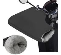 Motorcycle Handlebar Muffs Cycling Bike Gloves Windproof Waterproof Motorbike Grip Handlebar Gloves Winter Thick Fleece Motorcycle Hand Warmer Scooter Glove Snowmobiles Mittens with Reflective Strip