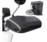 Motorcycle Handlebar Muffs Gloves, Motorcycle Handlebar Gloves, Windproof Scooter Grip Mittens Winter Thick Water-Resistant Handlebar Gloves Hand Warmer Motorbike Riding Gloves With Reflective Strip