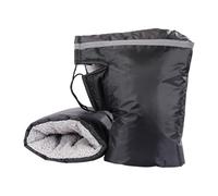 Motorcycle Handlebar Muffs Gloves Waterproof Windproof, Motorbike Handlebar Gloves Winter Warmer Hand Covers, Motorbike Winter Hand Muffs with Reflective Strips and Flannel Inner Lining for Men Women