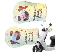 Motorcycle Handlebar Muffs,Motorbike Sunblock Handlebar Mittens | Grip Muffs Sun Protection for Scooter Motorcycle Tricycles Adults Riders Adventure Bikers
