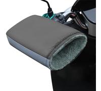 Motorcycle Handlebar Muffs Windproof Waterproof Bike Gloves Universal Motorbike Grip Handlebar Gloves Winter Thick Thermal Cycling Gloves Snowmobile Scooter Hand Warmer Mittens with Reflective Strip