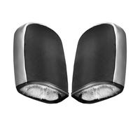 Motorcycle Handlebar Muffs - Winter Universal Reflective, Warm and Cold Thermal Bicycle Handlebar Mitts for Weather Windproof Insulation for Scooter E Bike,