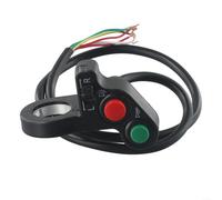 Motorcycle Handlebar ON OFF Switch 22MM Mount Button for For ebike and Scooter Electric Start and Light Control Fits 7/8 Inch Handlebars