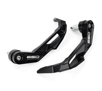 Motorcycle Handlebar Protector Accessories for Kawasaki Ninja 650 Ninja650 Z650 2017-2024 2025 Hand Guard Guard Motorcycle Handlebar Brake Clutch Lever Guard Aluminum (Black)